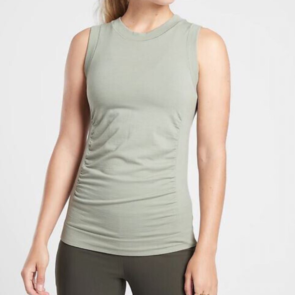 Athleta, Foresthill ascent teal tank seafoam color